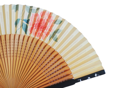 Hand-Painted Silk Folding Fan