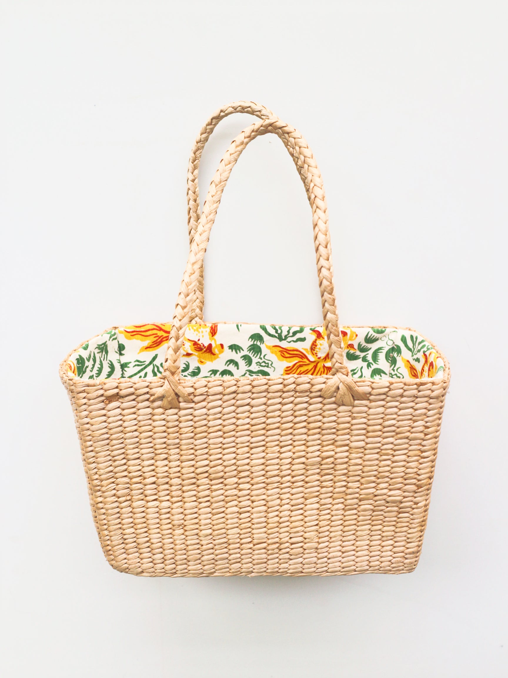 Straw Handbag - Goldfish & Algae