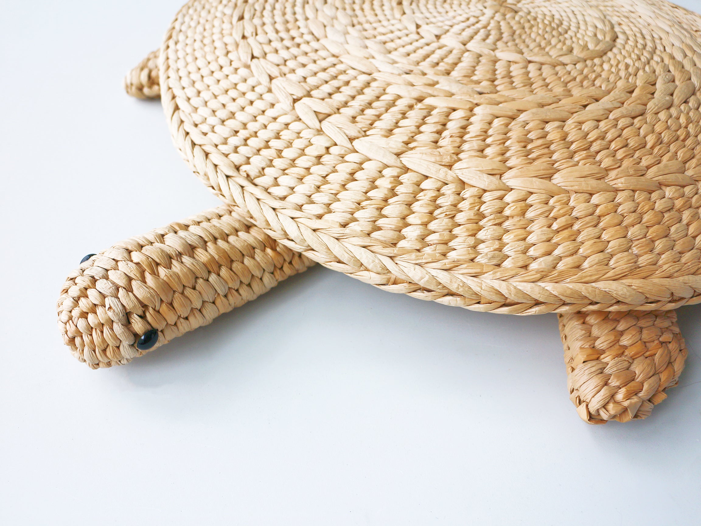 Straw Floor Cushion - Turtle