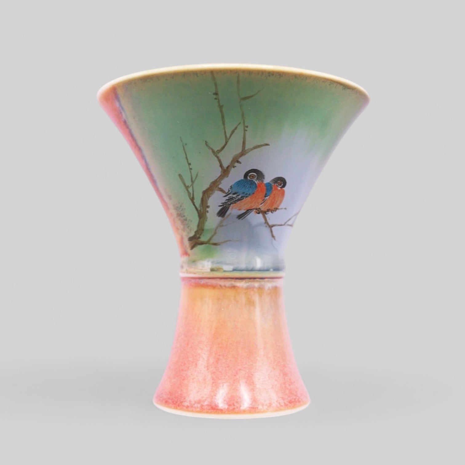 Hand-Painted Ceramic Tea Cup - Lovers in the Breeze