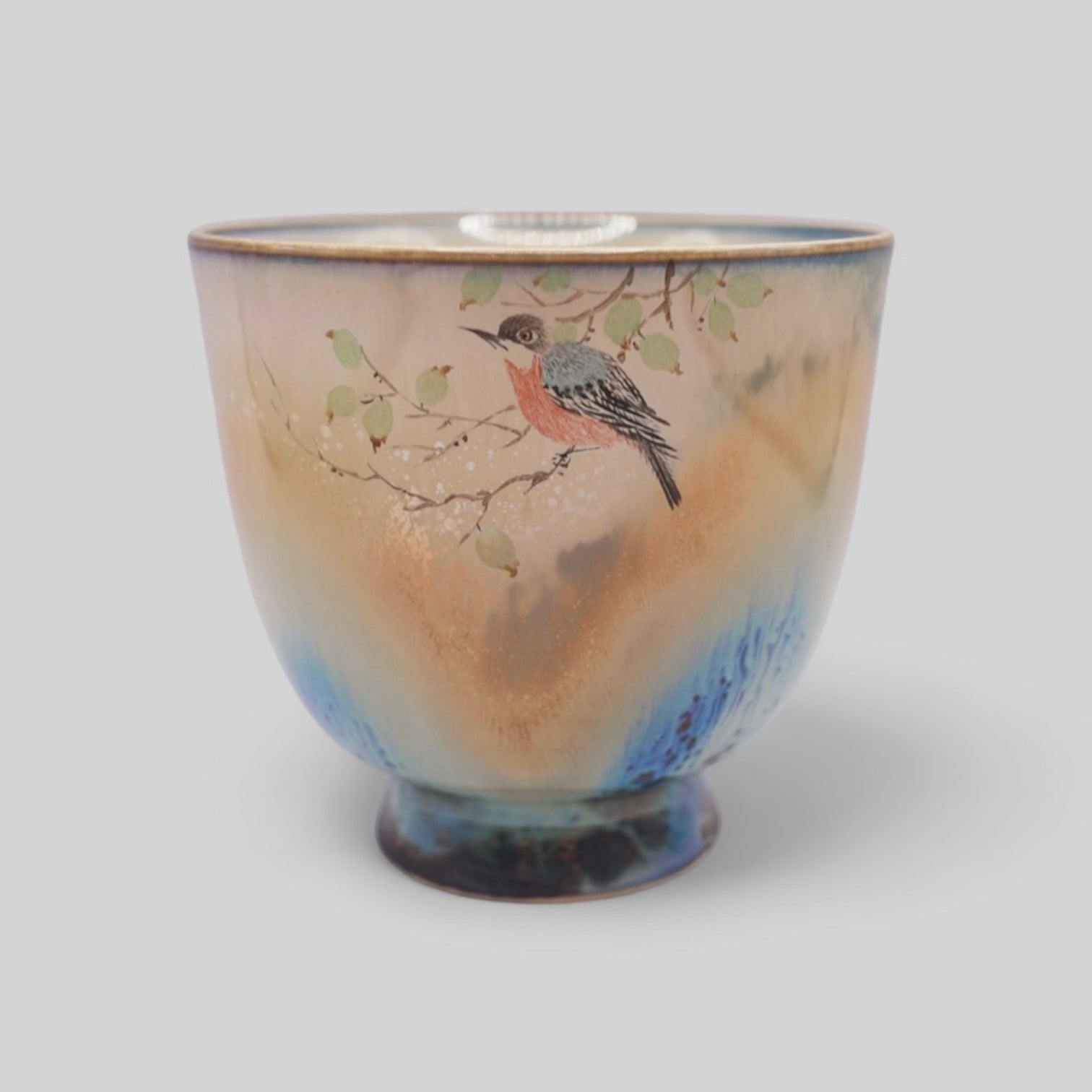 Hand-Painted Ceramic Tea Cup - Song of the Morning Sky