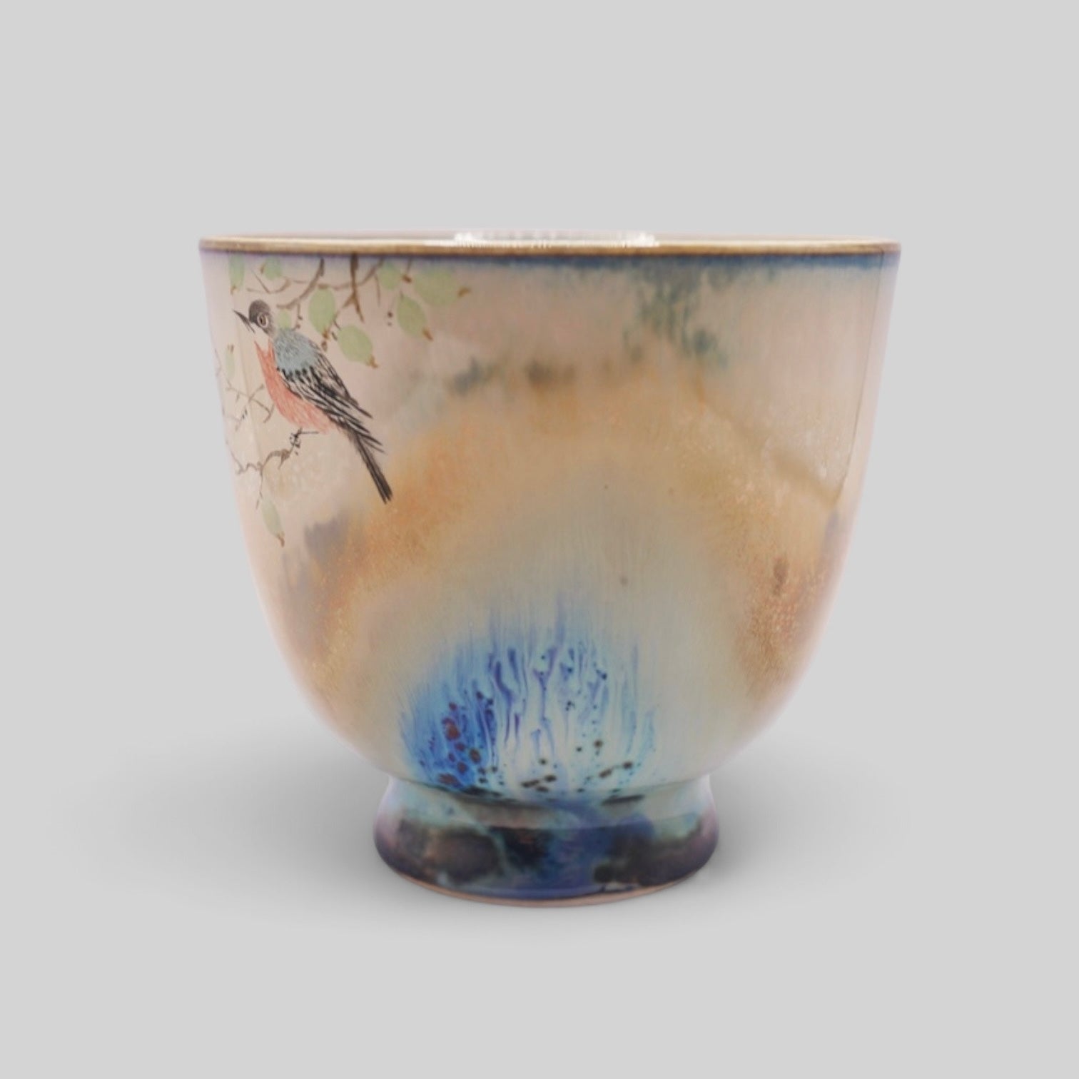 Hand-Painted Ceramic Tea Cup - Song of the Morning Sky