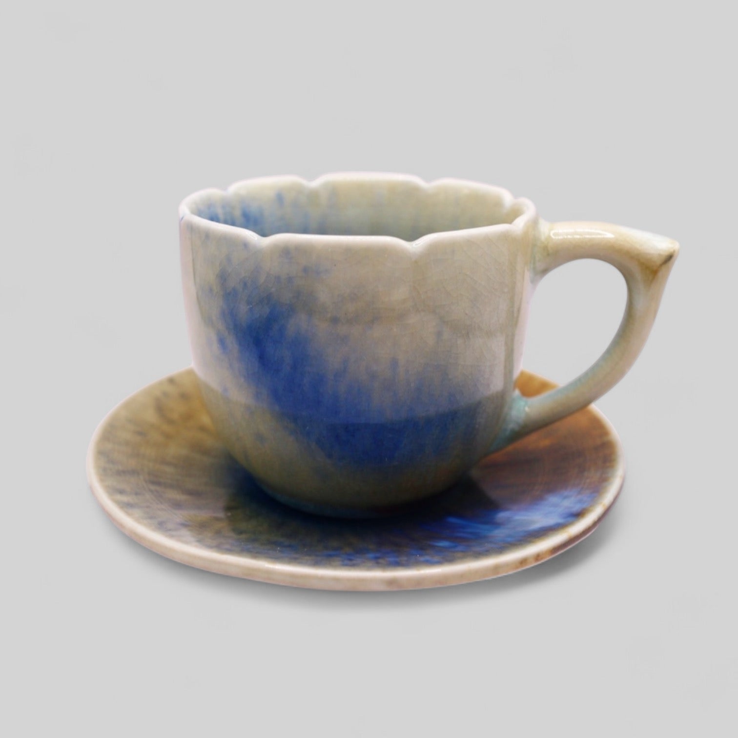 Handmade Coffee Cup Set - Tranquil Waters