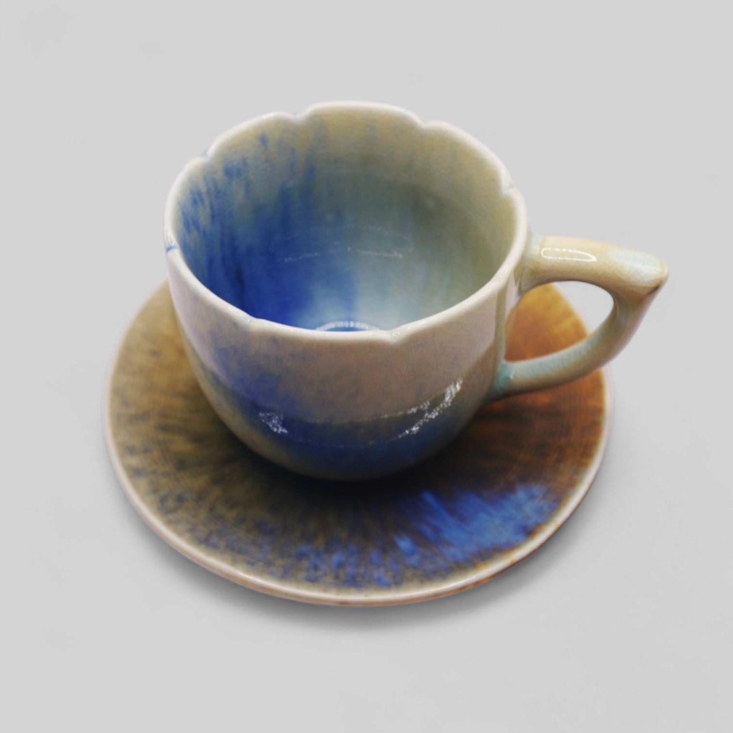 Handmade Coffee Cup Set - Tranquil Waters