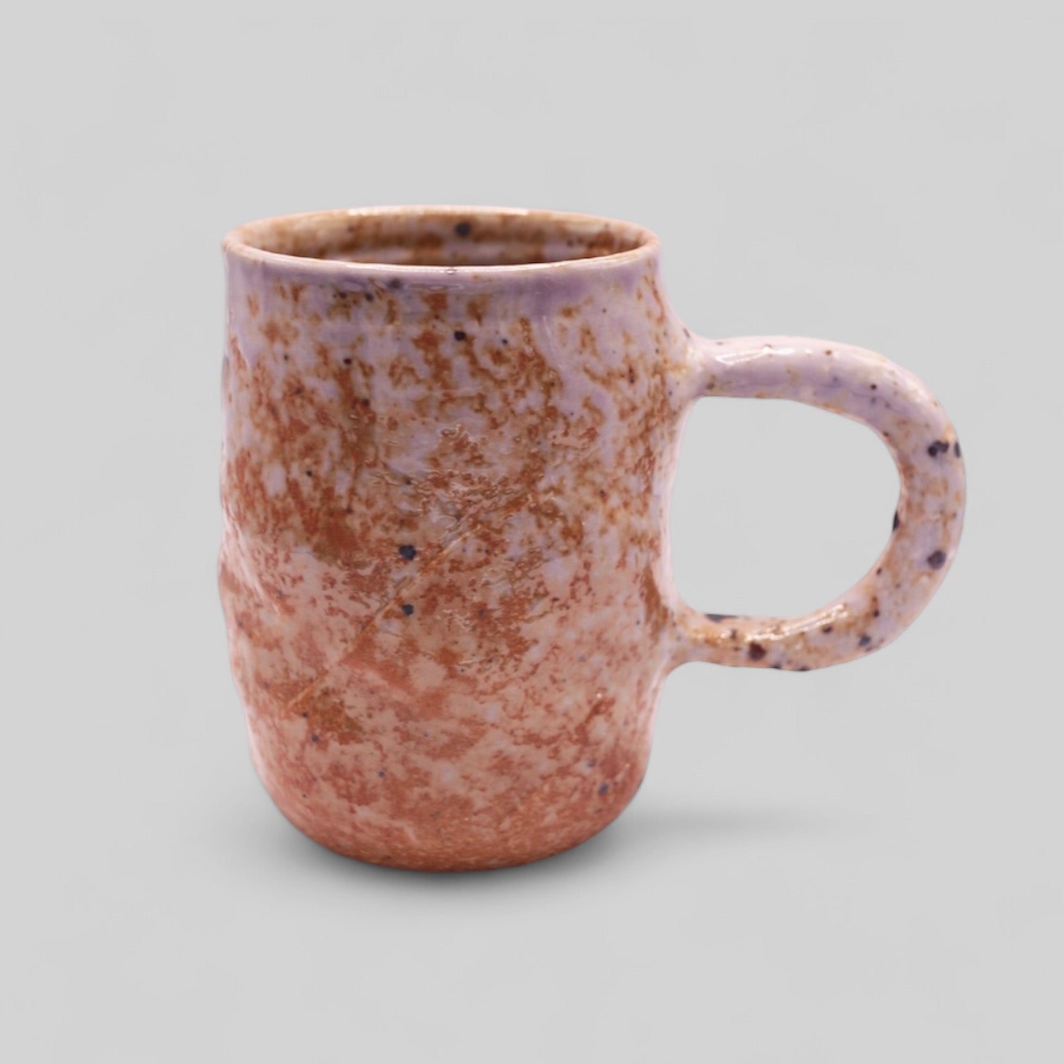 Handmade Irregular Ceramic Mug - Lavender Haze