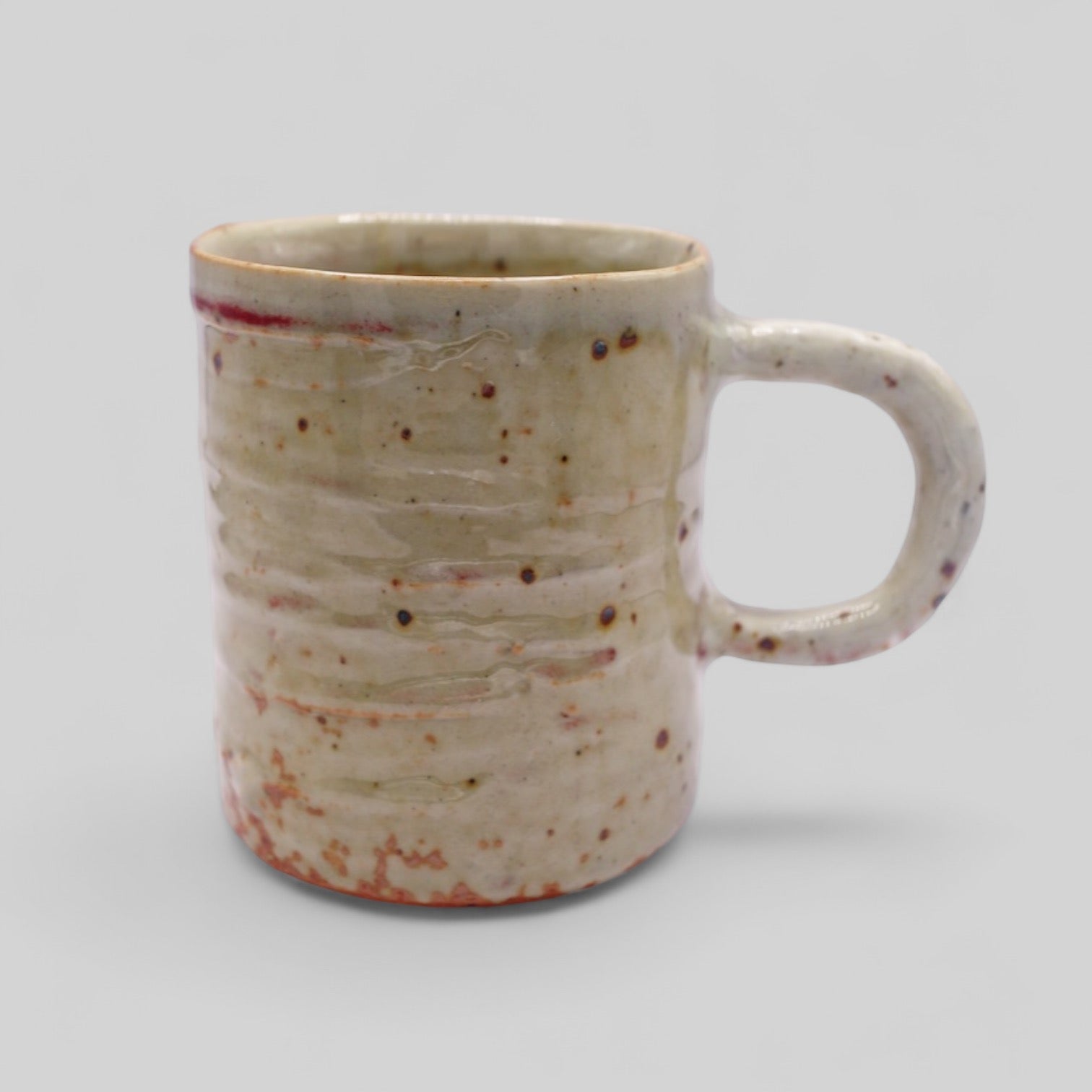 Handmade Irregular Ceramic Mug - Autumn Dew