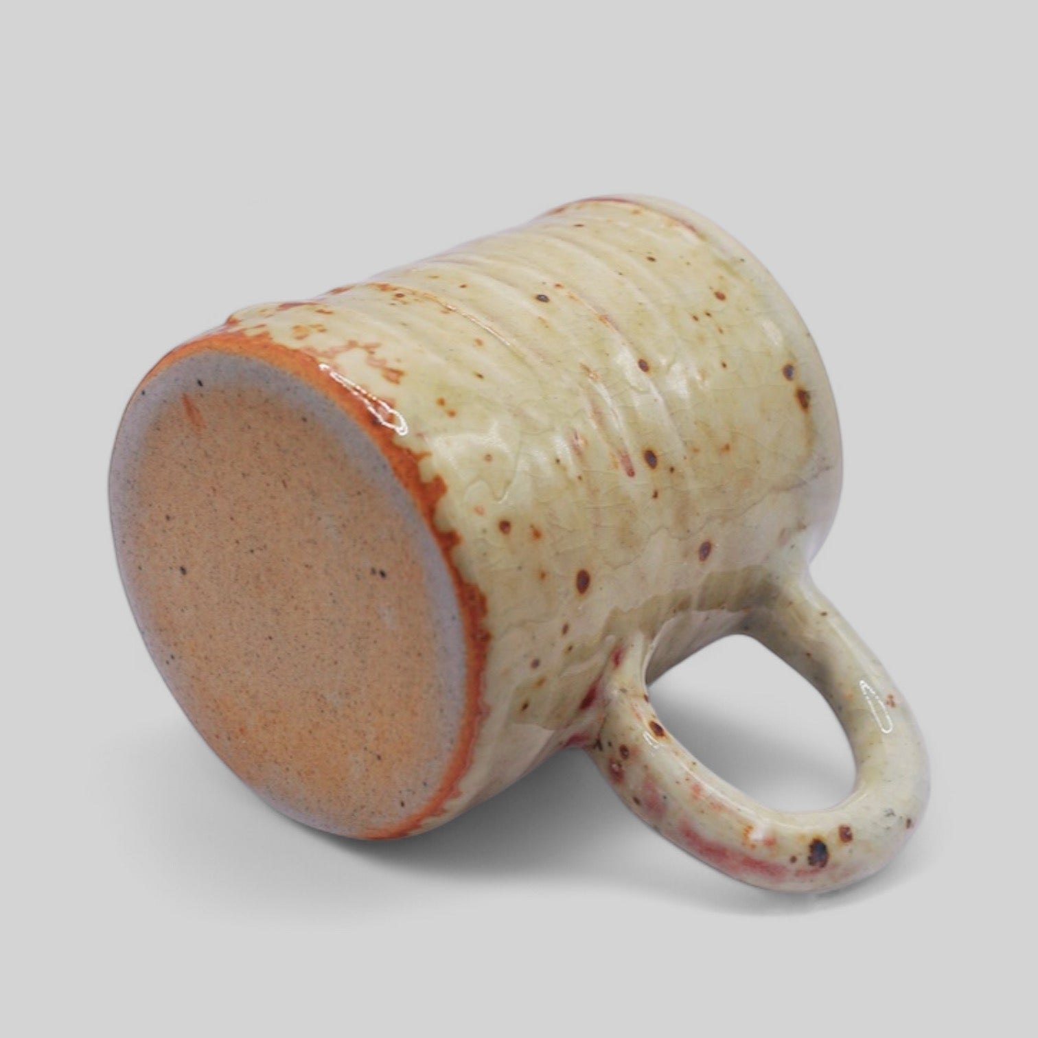 Handmade Irregular Ceramic Mug - Autumn Dew