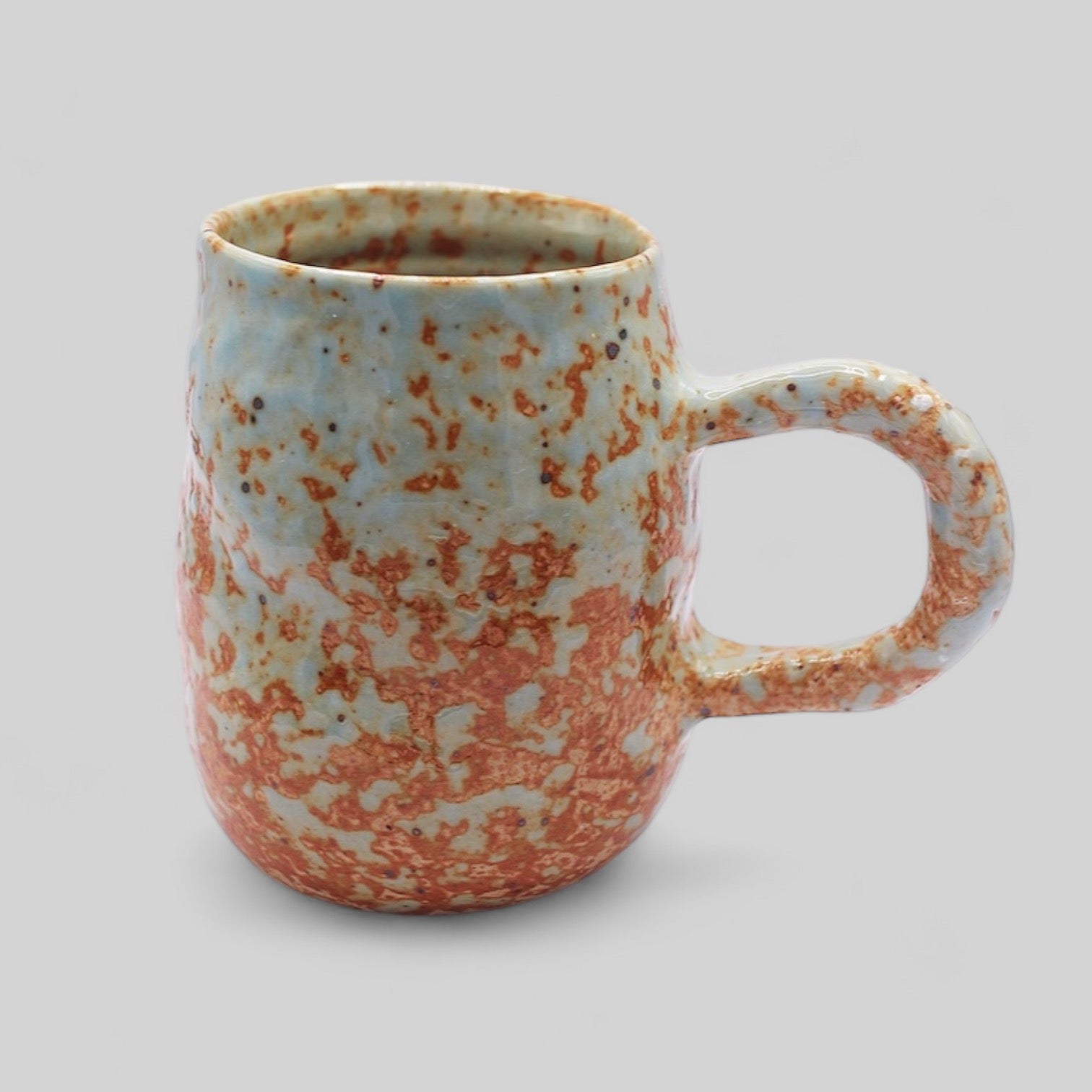 Handmade Irregular Ceramic Mug - Cerulean Twilight