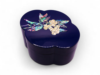 Lacquerware Begonia-Shaped Jewellery Box